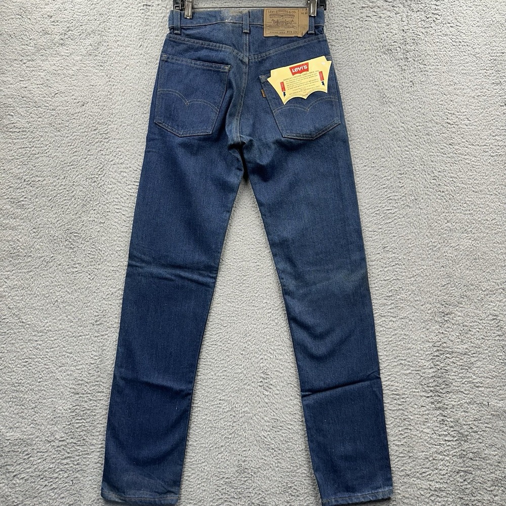 Vintage Levis 40505 Jeans Mens 28x34 Denim USA Orange Tab 70s Western Raw Denim